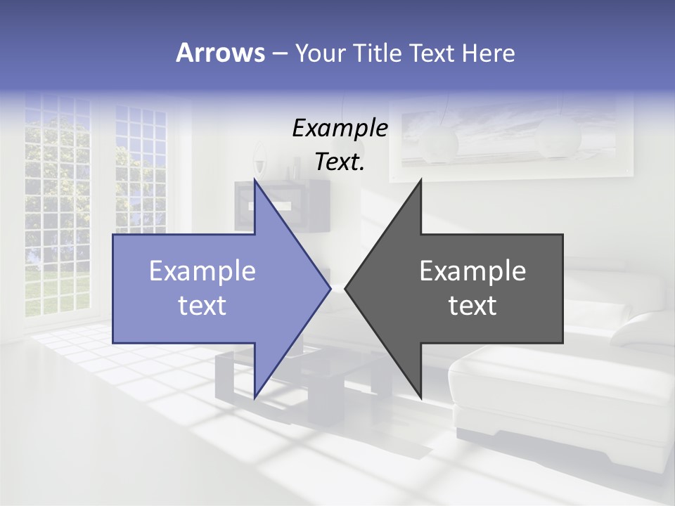 Tisch Wei Behaglich PowerPoint Template
