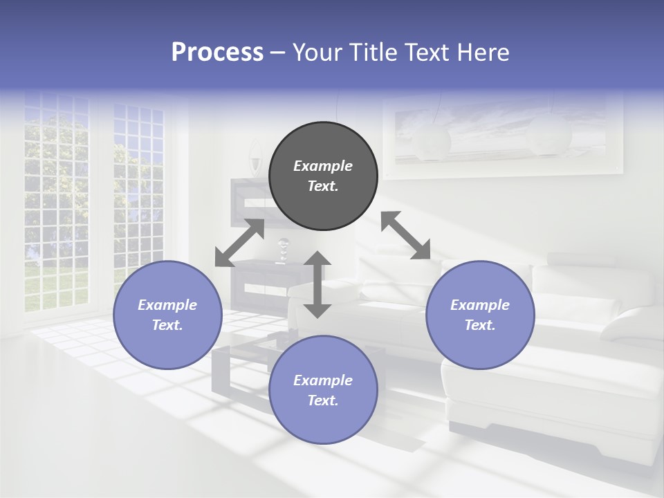 Tisch Wei Behaglich PowerPoint Template
