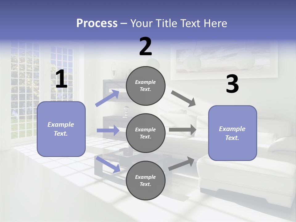 Tisch Wei Behaglich PowerPoint Template