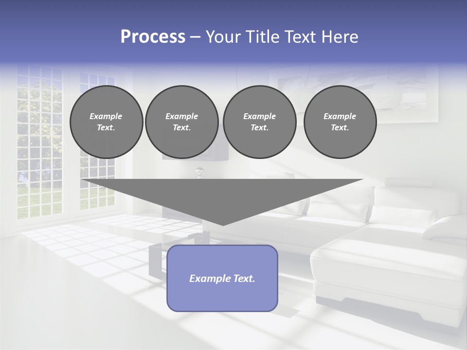 Tisch Wei Behaglich PowerPoint Template