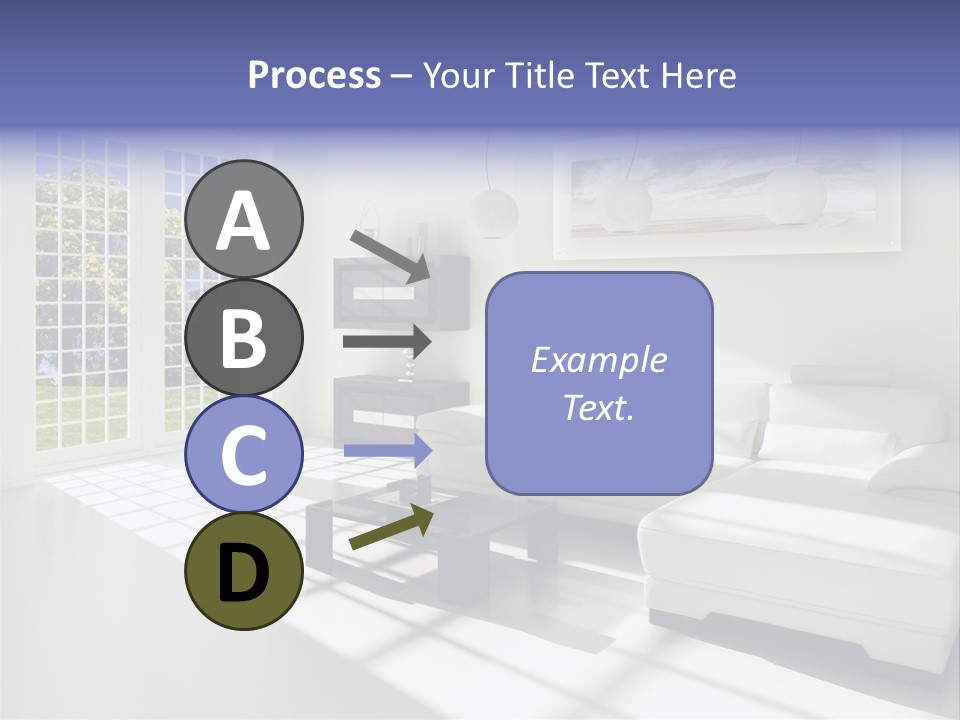 Tisch Wei Behaglich PowerPoint Template
