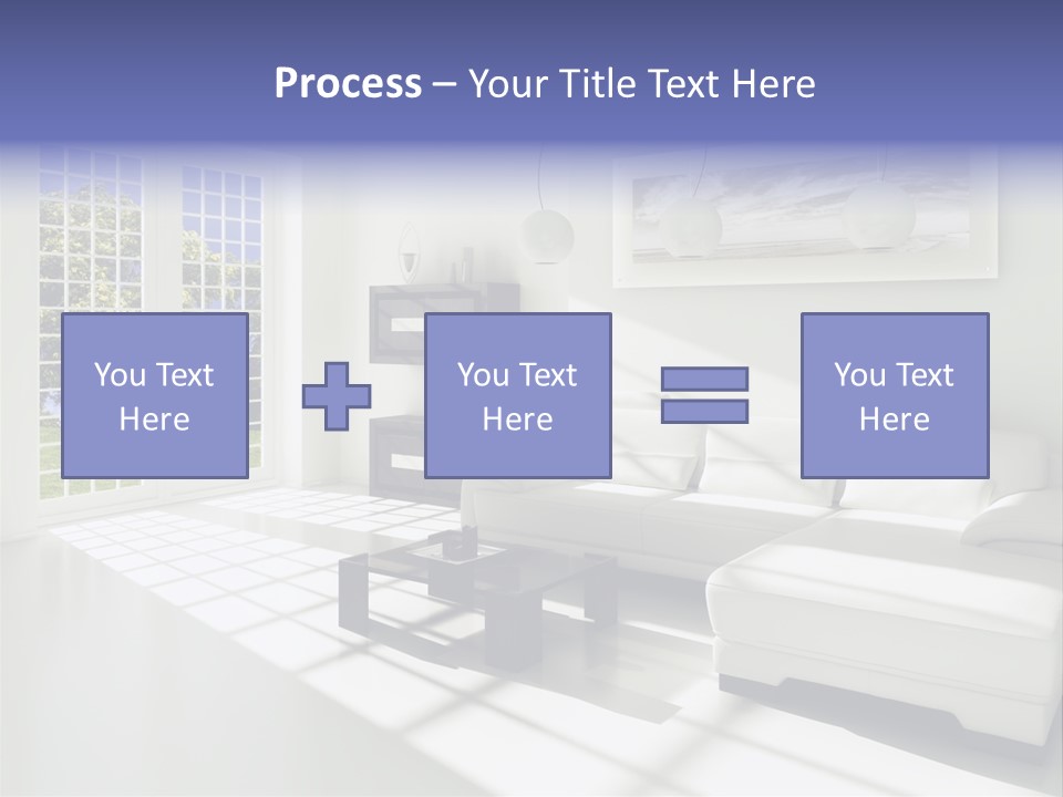 Tisch Wei Behaglich PowerPoint Template
