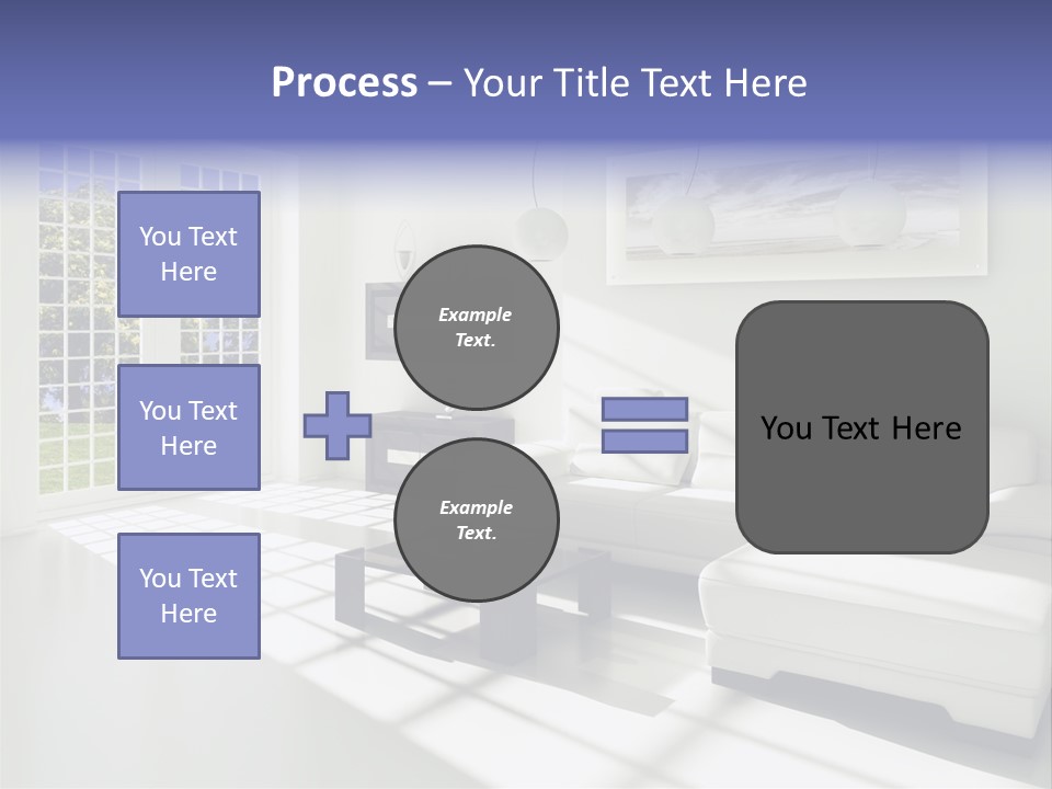 Tisch Wei Behaglich PowerPoint Template
