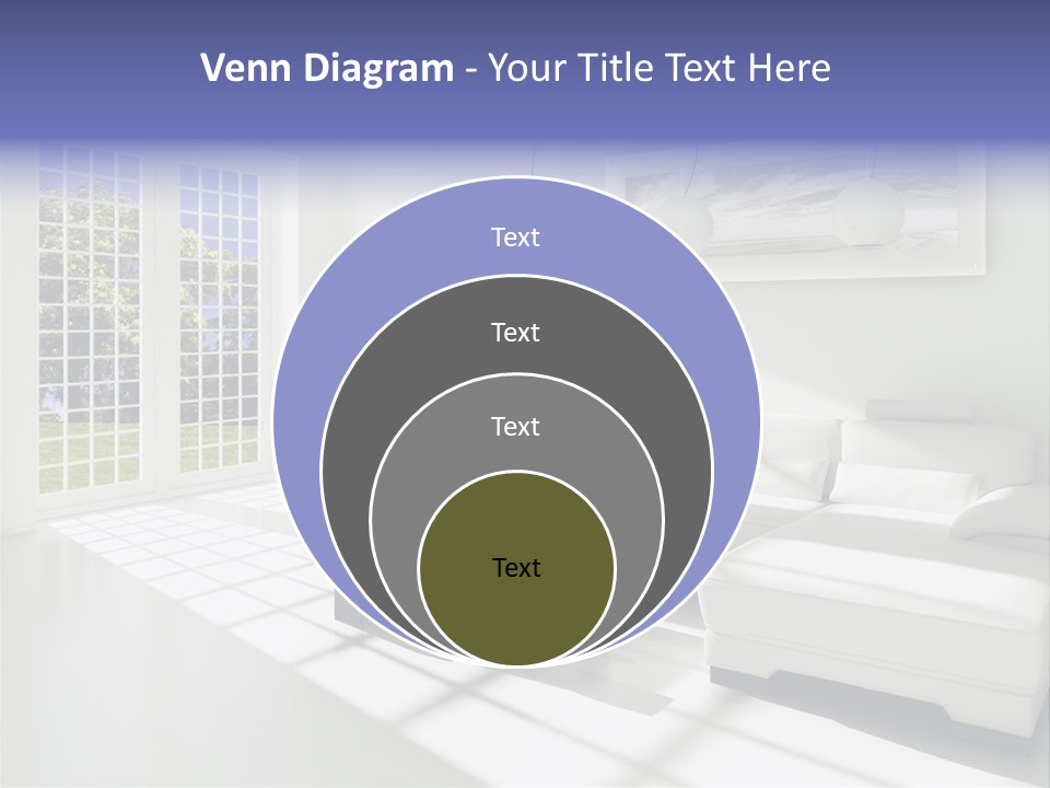Tisch Wei Behaglich PowerPoint Template