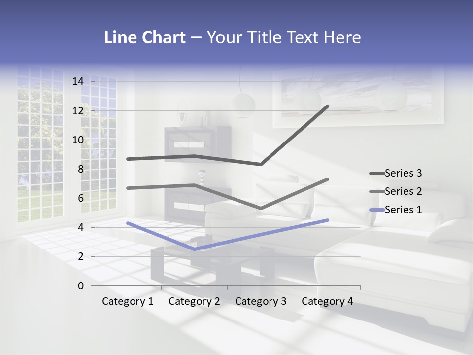 Tisch Wei Behaglich PowerPoint Template