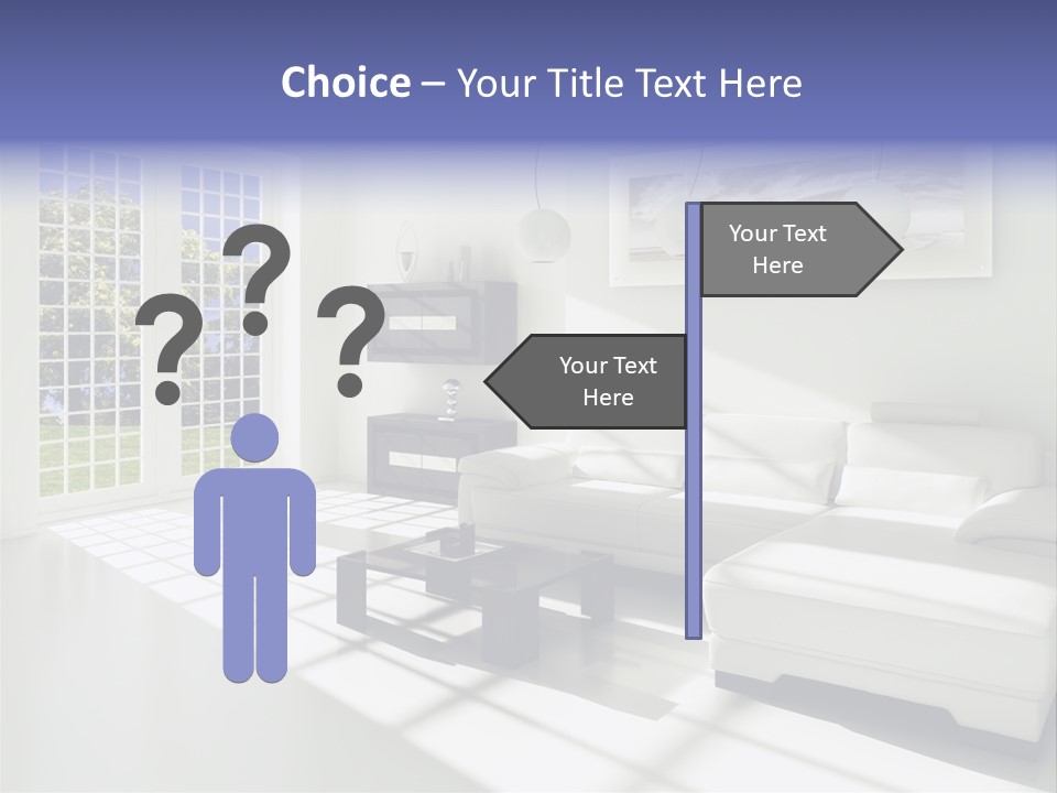 Tisch Wei Behaglich PowerPoint Template