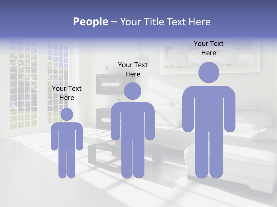 Tisch Wei Behaglich PowerPoint Template