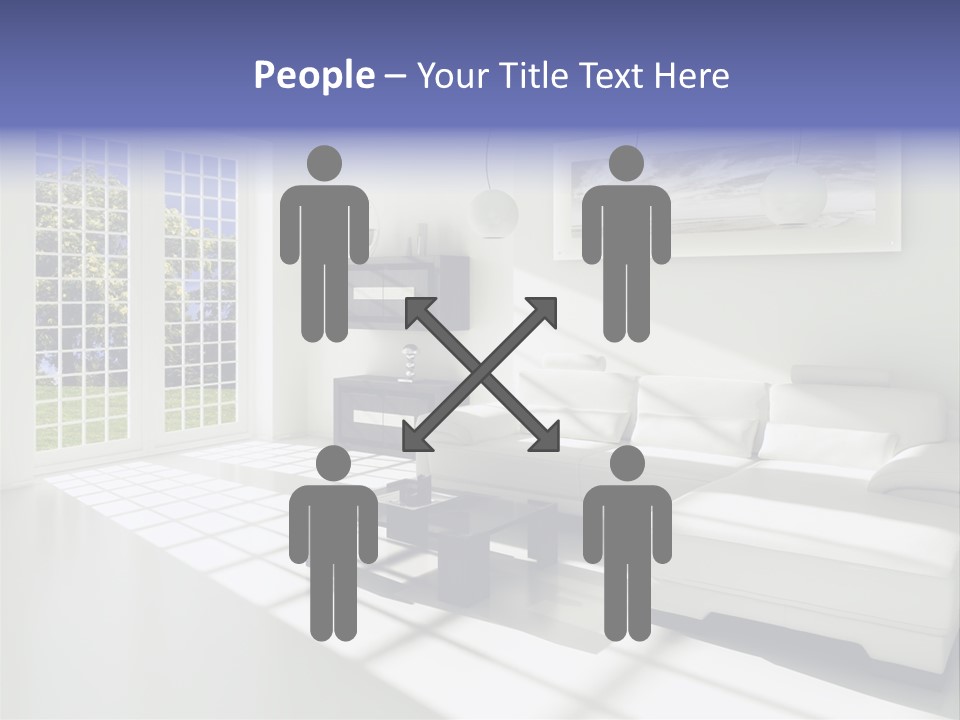 Tisch Wei Behaglich PowerPoint Template