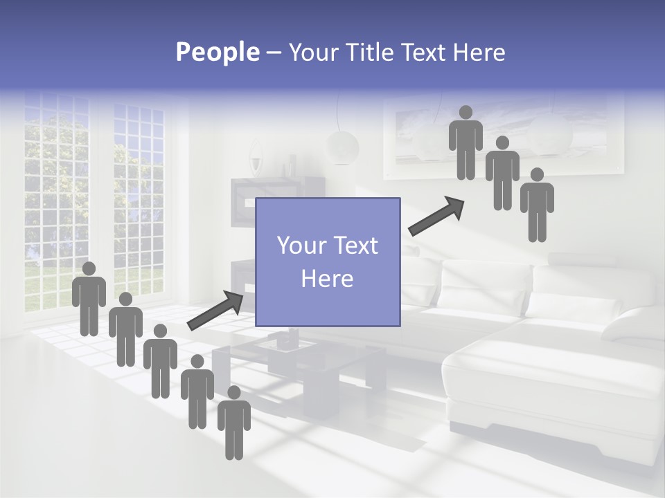 Tisch Wei Behaglich PowerPoint Template
