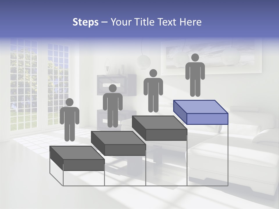 Tisch Wei Behaglich PowerPoint Template