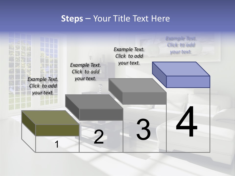Tisch Wei Behaglich PowerPoint Template