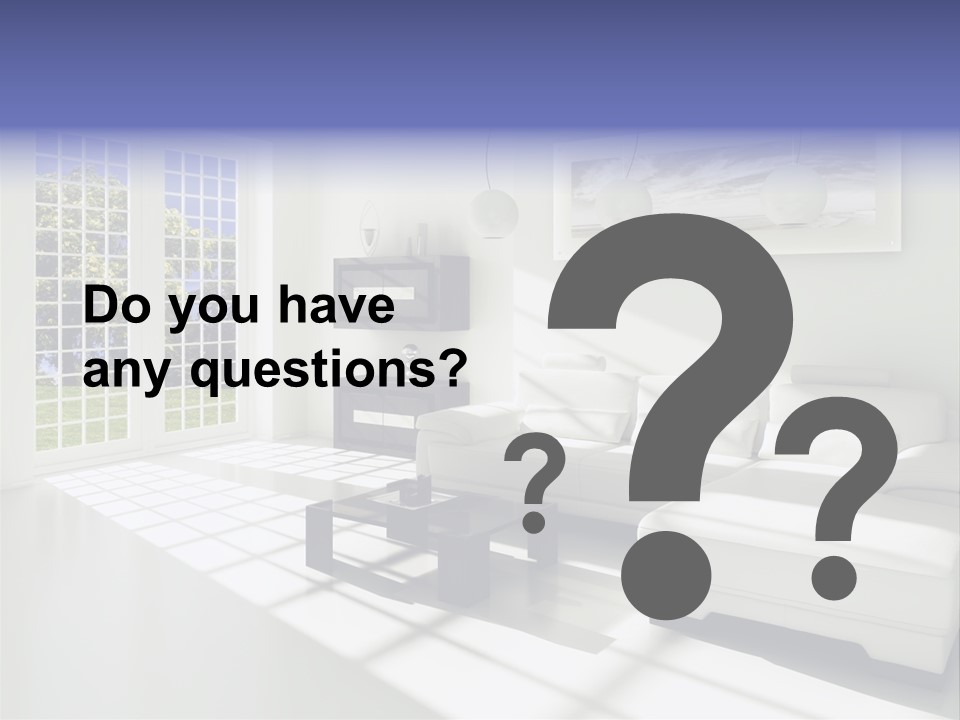 Tisch Wei Behaglich PowerPoint Template