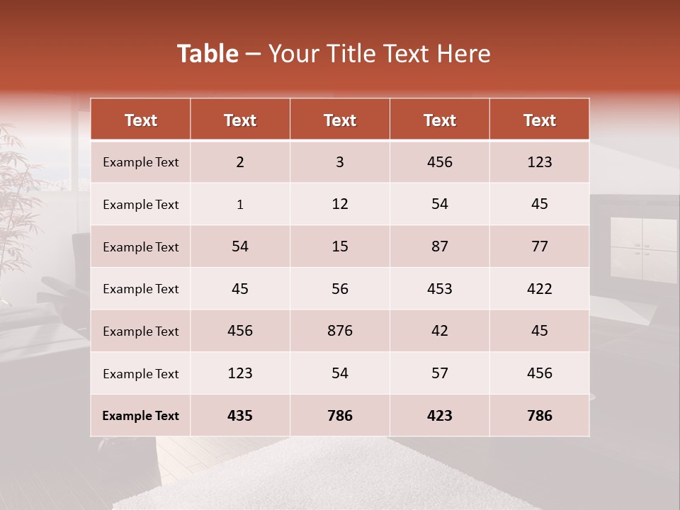 Immobilie Haus Holz PowerPoint Template