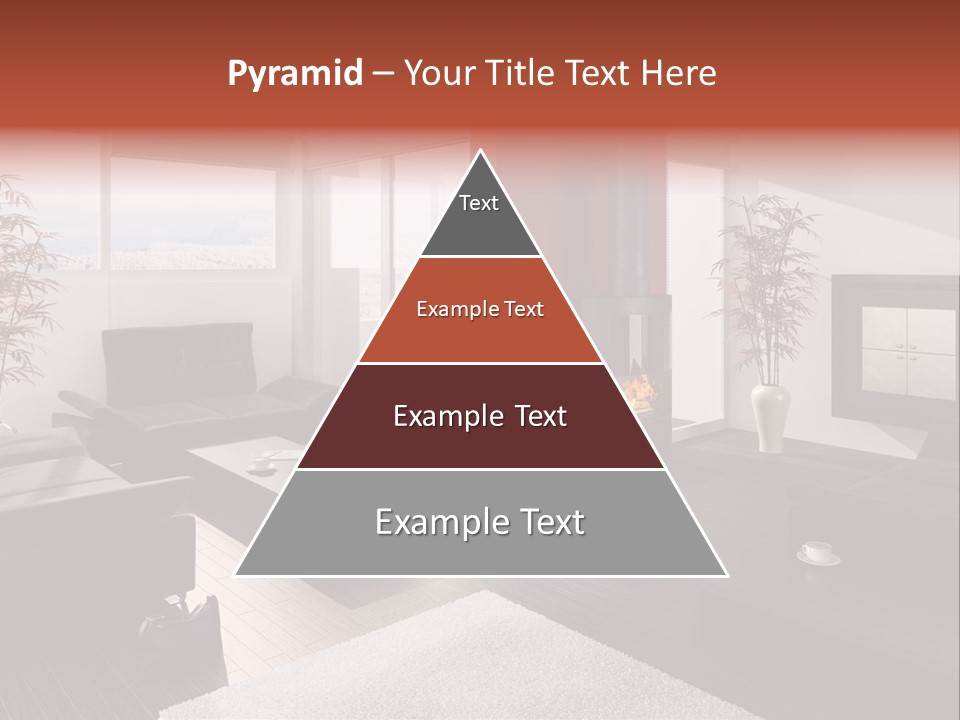 Immobilie Haus Holz PowerPoint Template