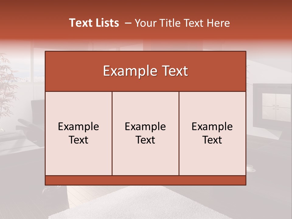 Immobilie Haus Holz PowerPoint Template