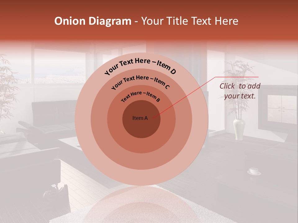 Immobilie Haus Holz PowerPoint Template