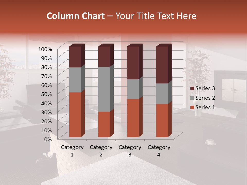 Immobilie Haus Holz PowerPoint Template