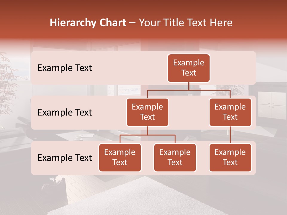 Immobilie Haus Holz PowerPoint Template