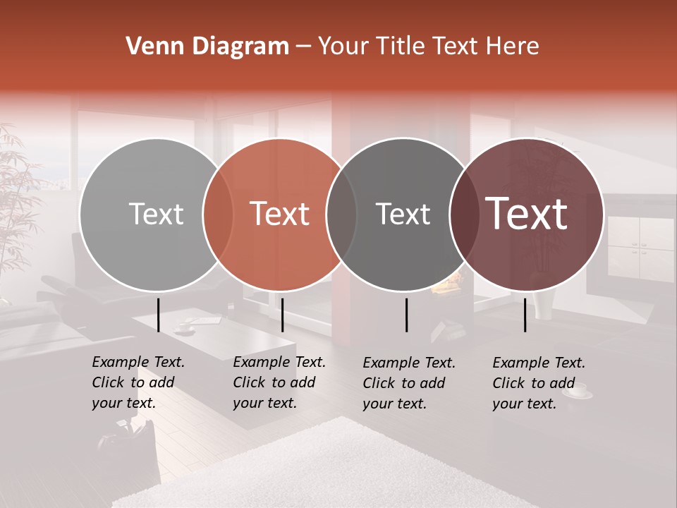 Immobilie Haus Holz PowerPoint Template
