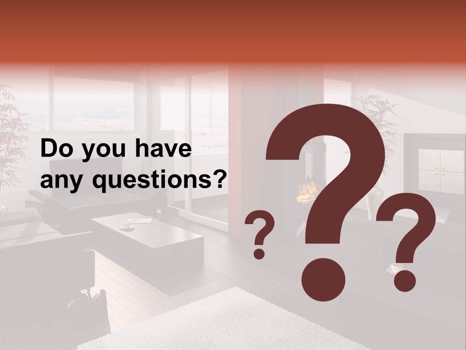 Immobilie Haus Holz PowerPoint Template