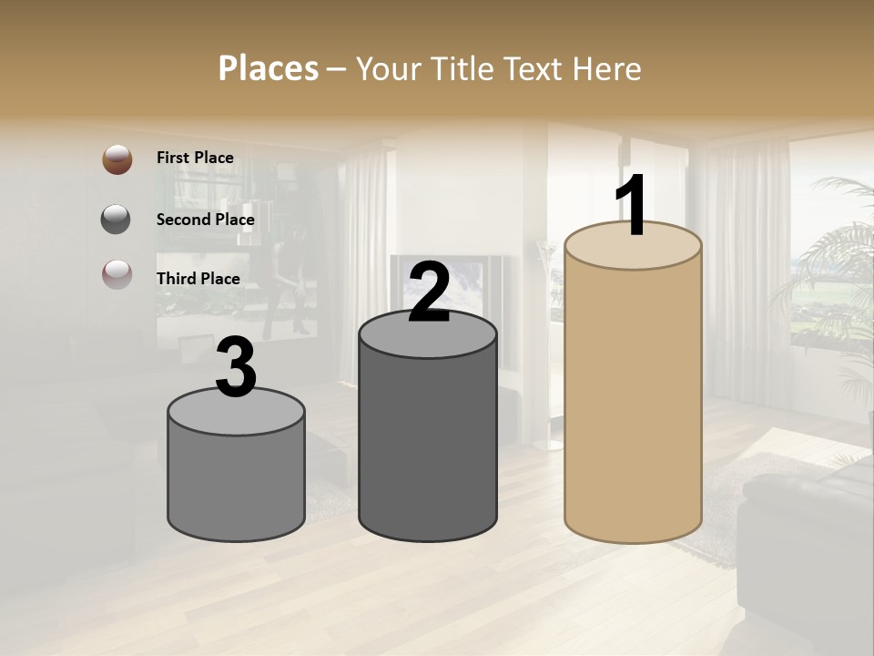 Loft Architektur Teppich PowerPoint Template