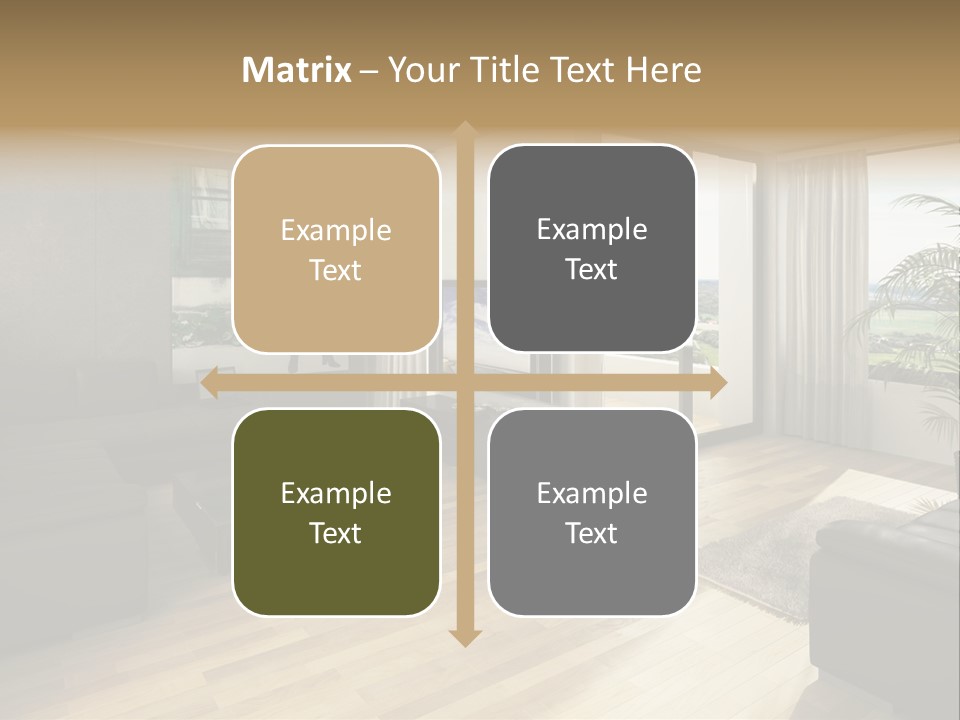 Loft Architektur Teppich PowerPoint Template