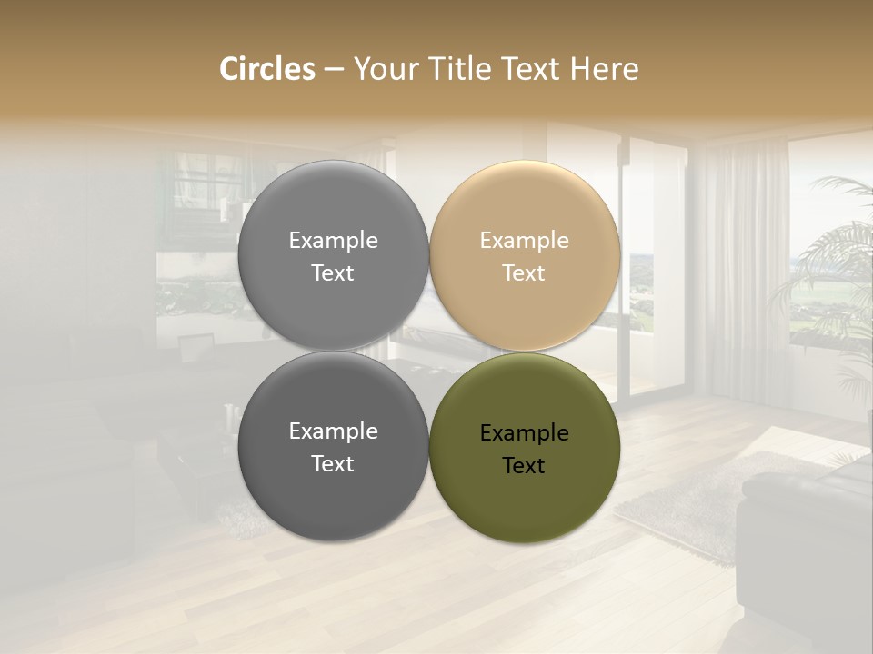 Loft Architektur Teppich PowerPoint Template