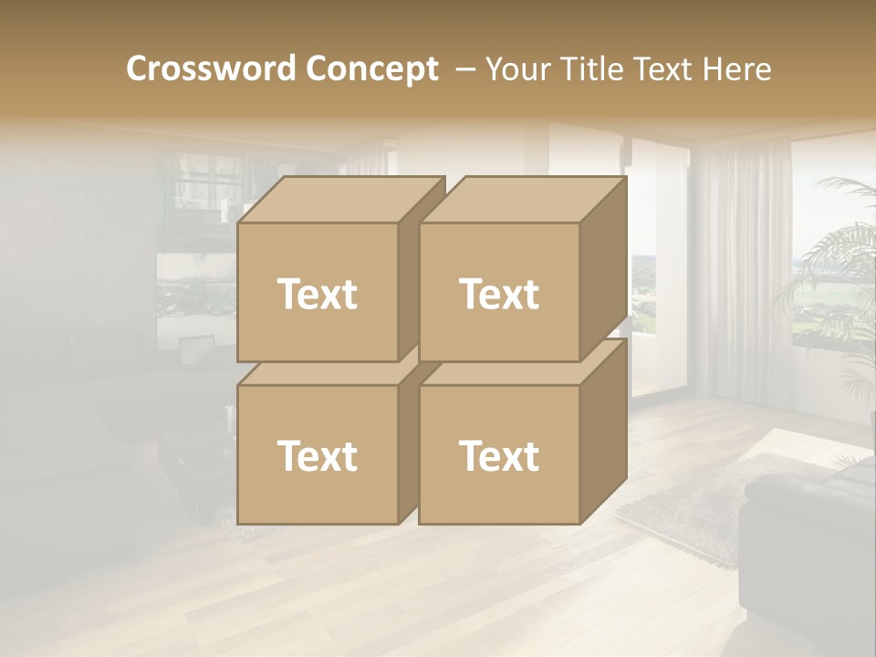Loft Architektur Teppich PowerPoint Template