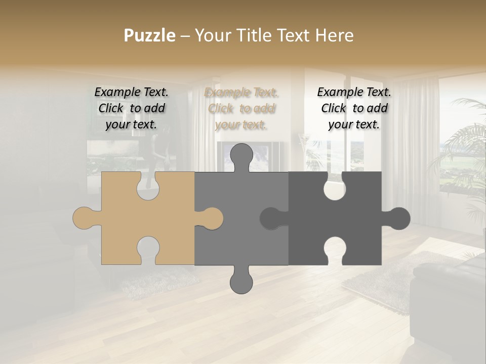 Loft Architektur Teppich PowerPoint Template