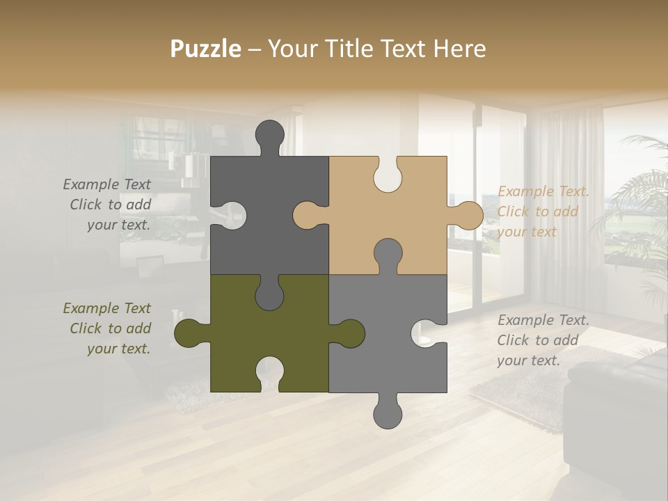 Loft Architektur Teppich PowerPoint Template