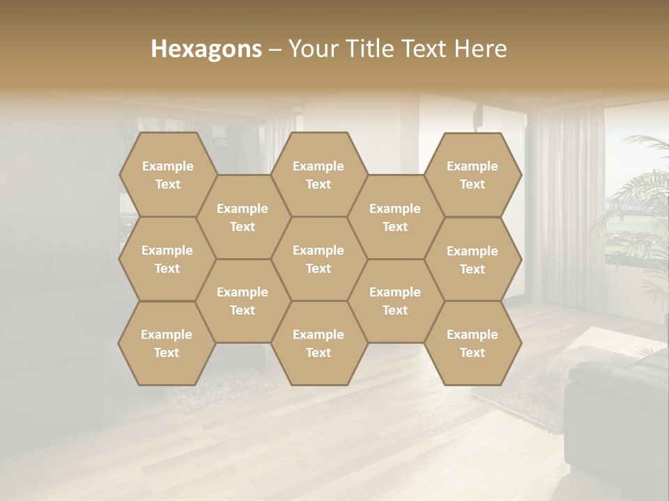 Loft Architektur Teppich PowerPoint Template