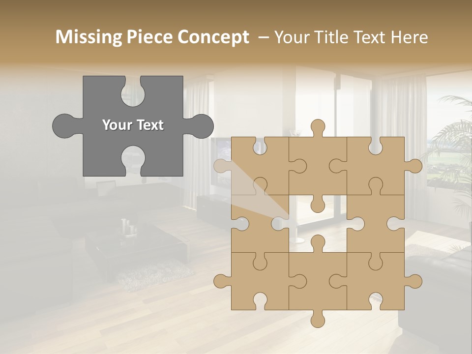 Loft Architektur Teppich PowerPoint Template