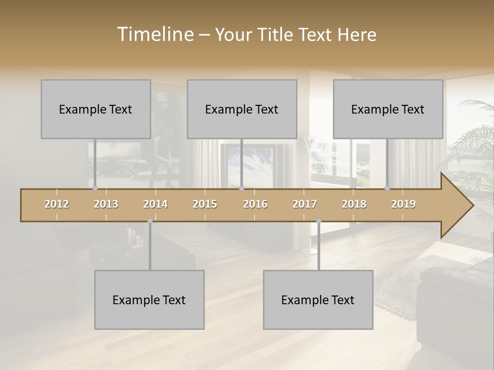 Loft Architektur Teppich PowerPoint Template