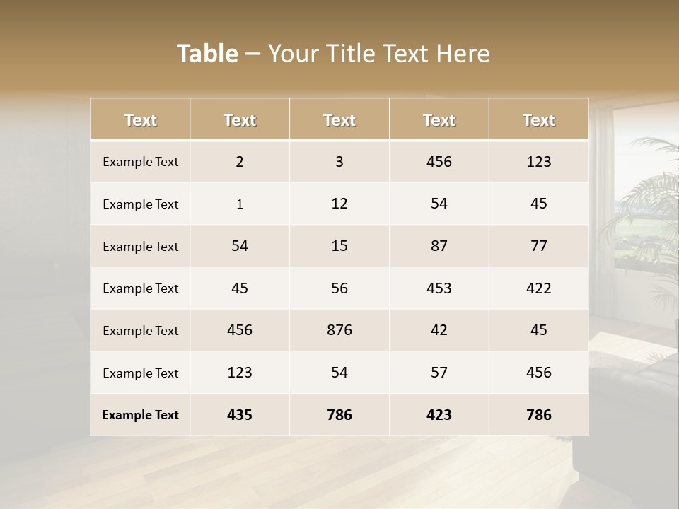 Loft Architektur Teppich PowerPoint Template