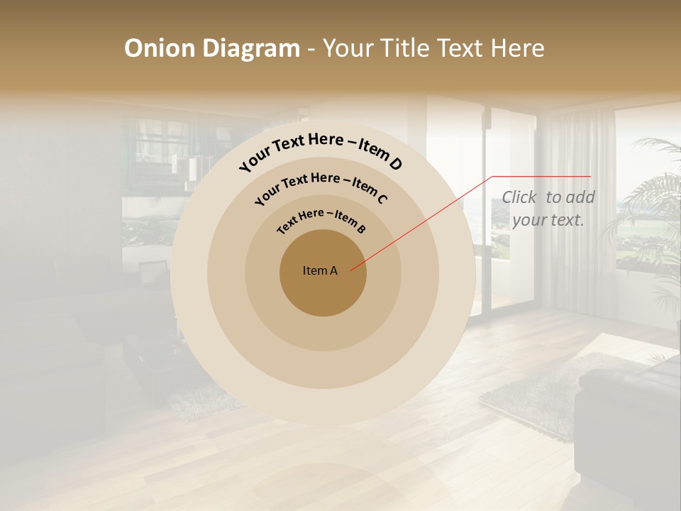 Loft Architektur Teppich PowerPoint Template