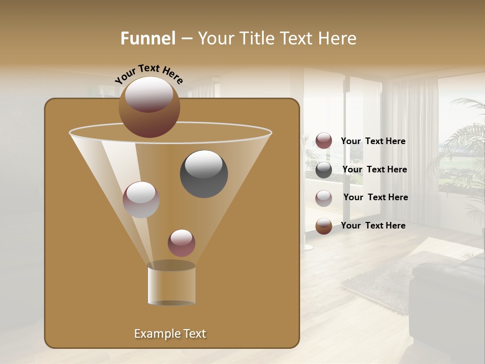 Loft Architektur Teppich PowerPoint Template