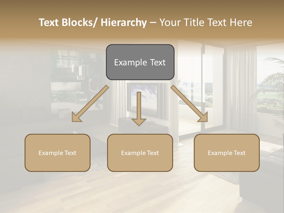 Loft Architektur Teppich PowerPoint Template