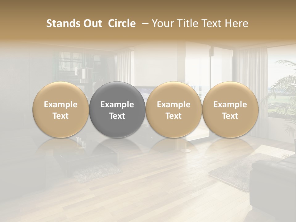 Loft Architektur Teppich PowerPoint Template