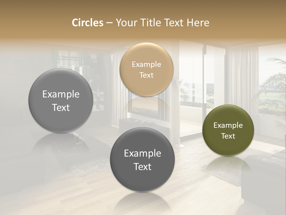 Loft Architektur Teppich PowerPoint Template