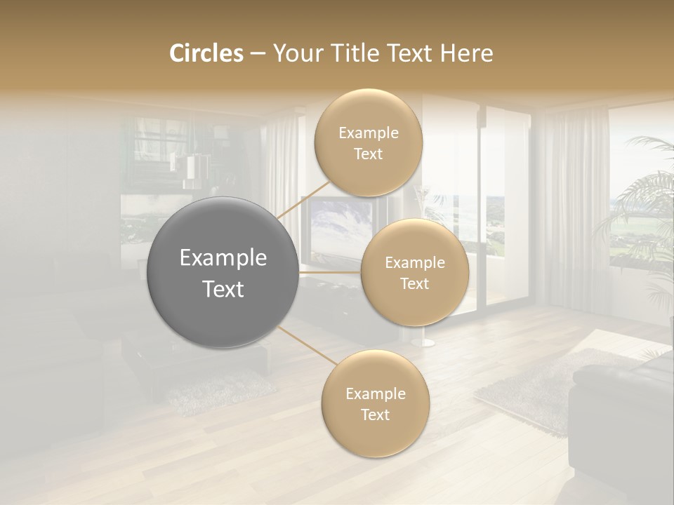 Loft Architektur Teppich PowerPoint Template