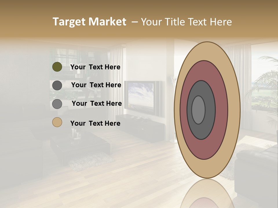 Loft Architektur Teppich PowerPoint Template