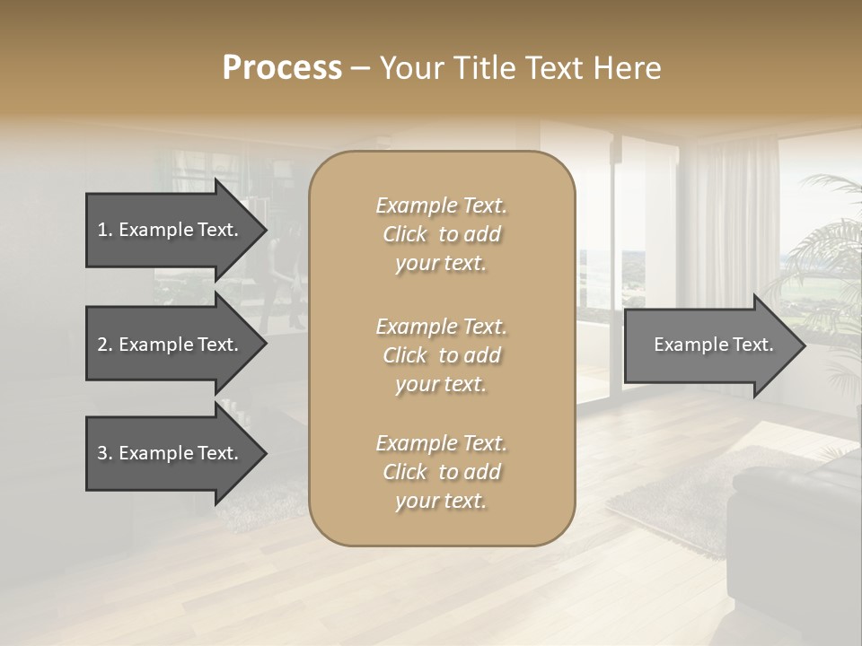 Loft Architektur Teppich PowerPoint Template
