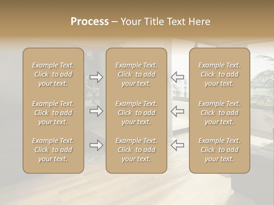 Loft Architektur Teppich PowerPoint Template