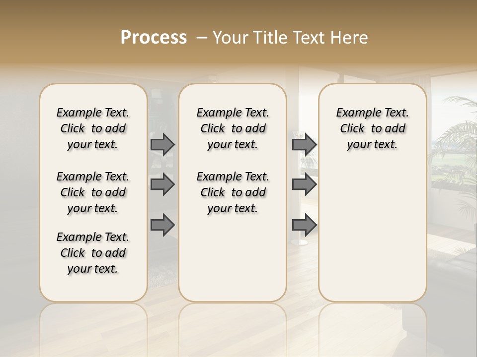 Loft Architektur Teppich PowerPoint Template