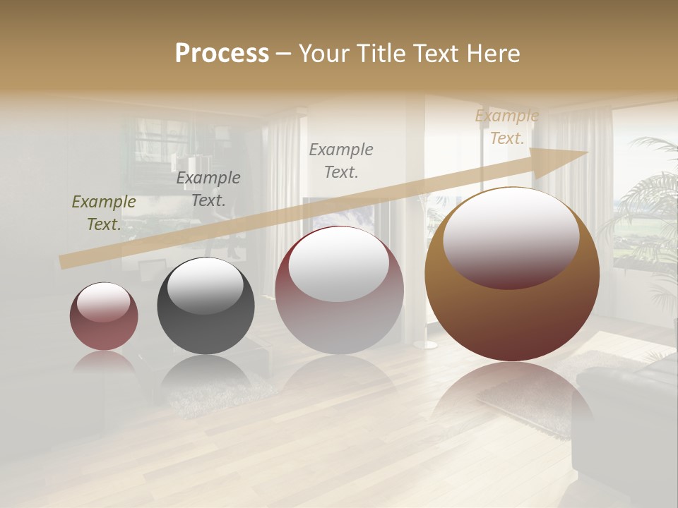 Loft Architektur Teppich PowerPoint Template