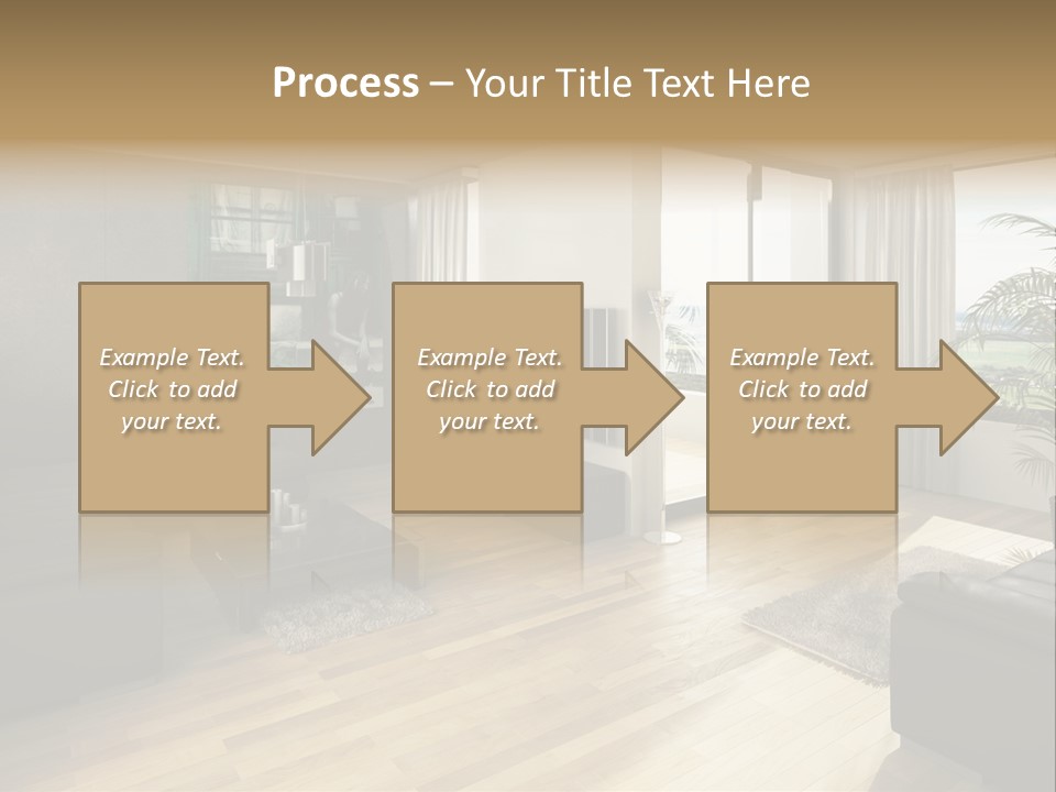 Loft Architektur Teppich PowerPoint Template