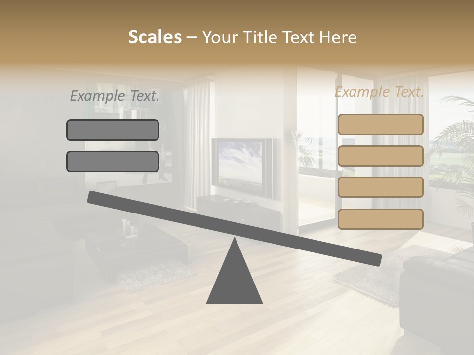 Loft Architektur Teppich PowerPoint Template