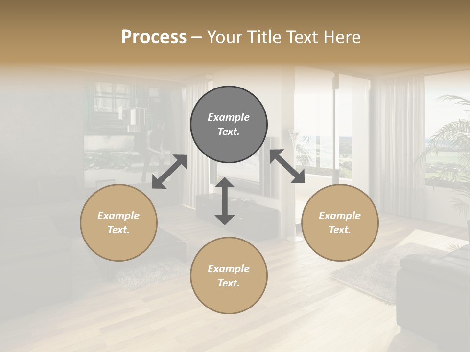 Loft Architektur Teppich PowerPoint Template