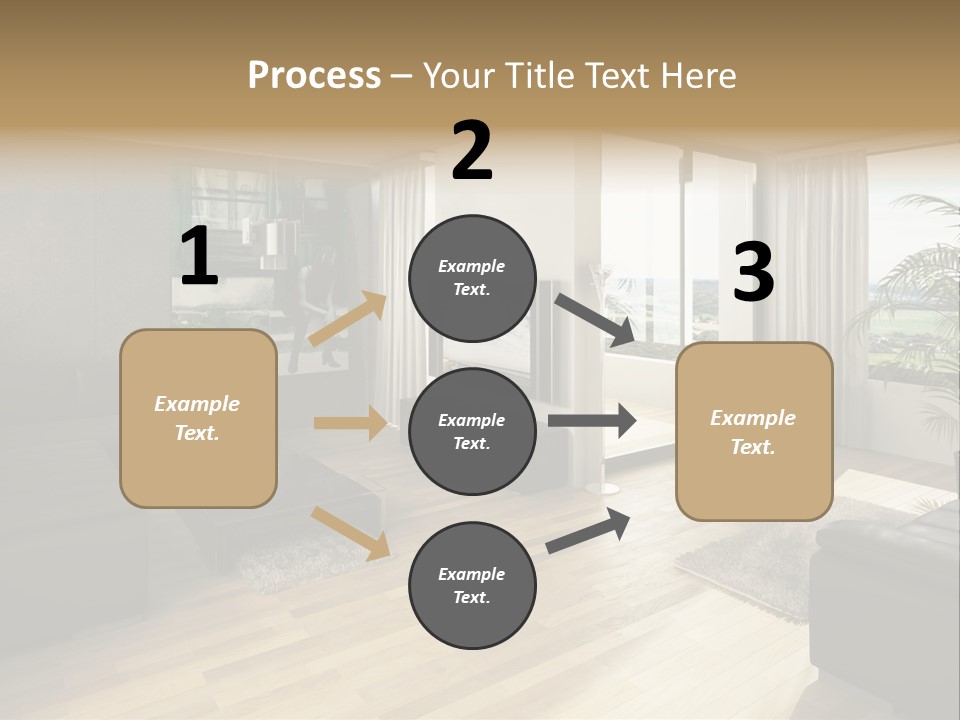 Loft Architektur Teppich PowerPoint Template