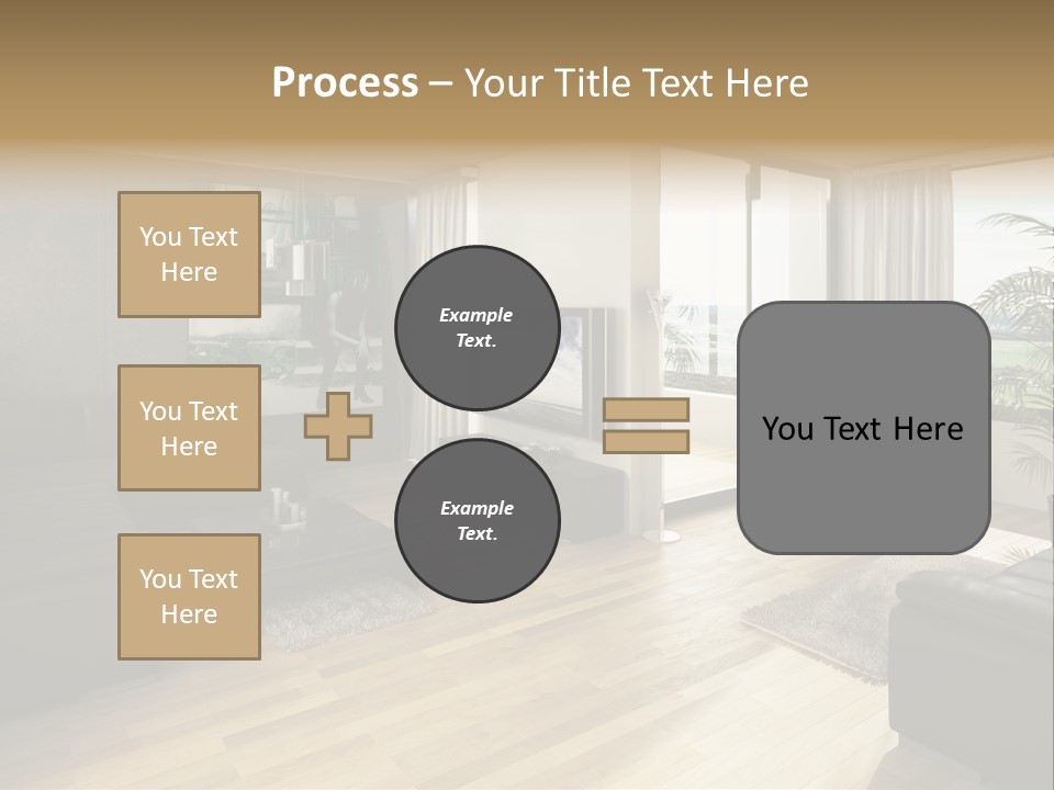 Loft Architektur Teppich PowerPoint Template